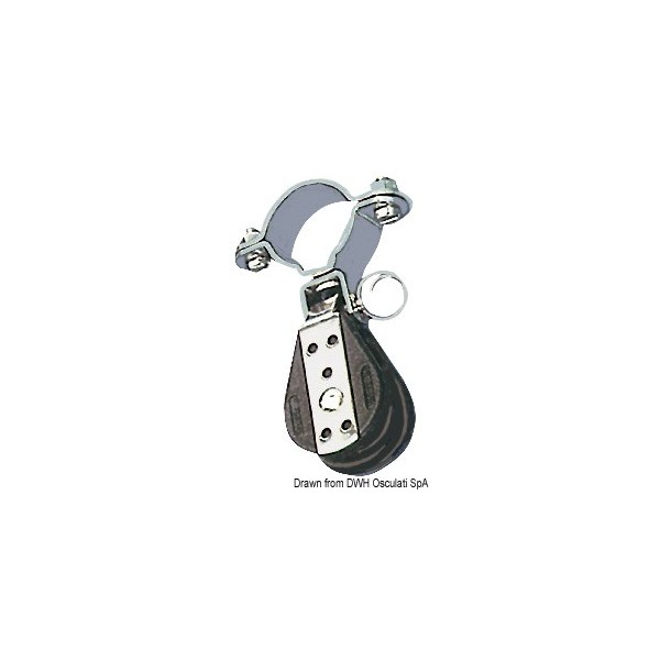 Puleggia singola 8x28 - N°1 - comptoirnautique.com