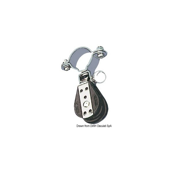 Single pulley 8x28 - N°1 - comptoirnautique.com