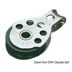 Mini puleggia singola 6x25