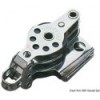 Mini triple pulley with clamp and ring 6x25 - N°1 - comptoirnautique.com