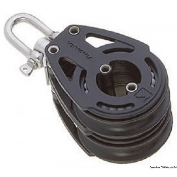 Double pulley (universal head) B - N°1 - comptoirnautique.com