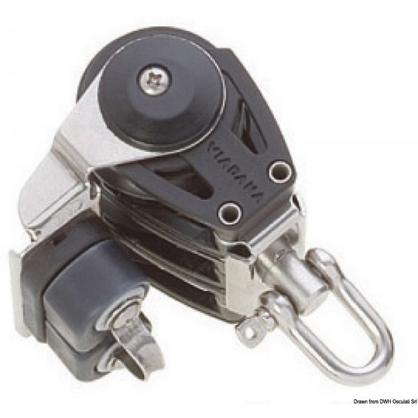 Puleggia tripla con A-clip - N°1 - comptoirnautique.com