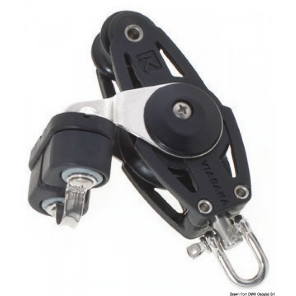 Carrucola doppia con anello A - N°1 - comptoirnautique.com