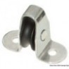 Piccola puleggia verticale in alluminio da 4 mm in acciaio inox