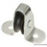 Small 4 mm stainless steel vertical aluminum pulley