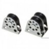 Single vertical pulley for 6 mm ends