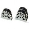 Double vertical pulley for 8 mm ends