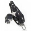 Double fiddle pulley with ring and A-clip - N°1 - comptoirnautique.com