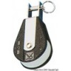 Poulie simple attache fixe en U tournante A  - N°1 - comptoirnautique.com