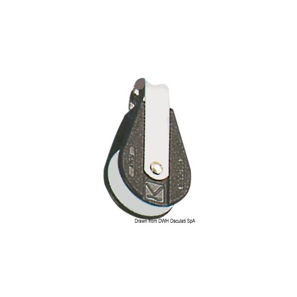 Single pulley fixed attachment A - N°1 - comptoirnautique.com