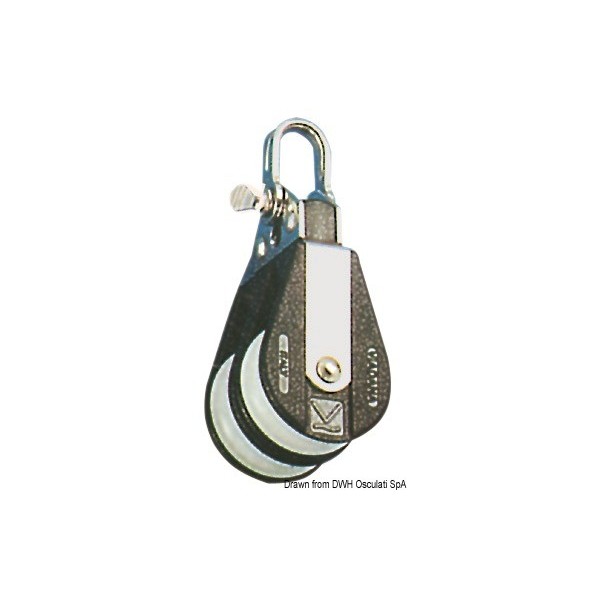 Double fixed pulley A - N°1 - comptoirnautique.com