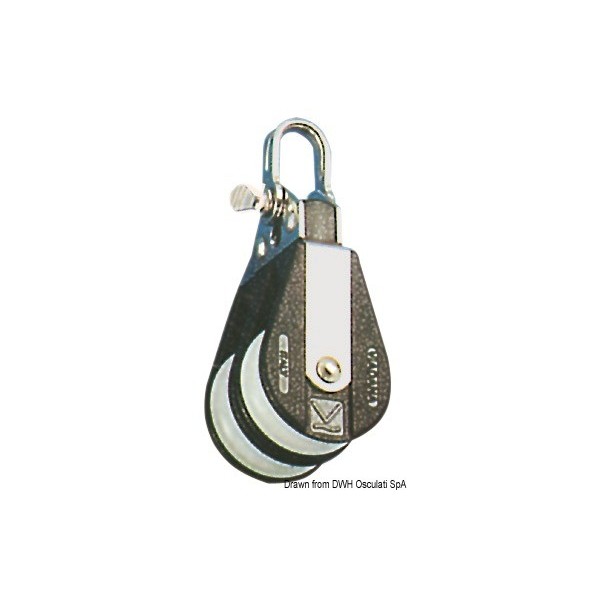 Carrucola doppia fissa C - N°1 - comptoirnautique.com