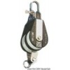 Poulie double avec ringot attache fixe A  - N°1 - comptoirnautique.com