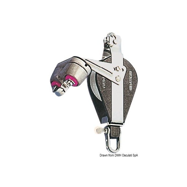 Carrucola singola con anello e B-clip - N°1 - comptoirnautique.com