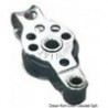 Mini puleggia singola in acciaio inox con anello 17x5