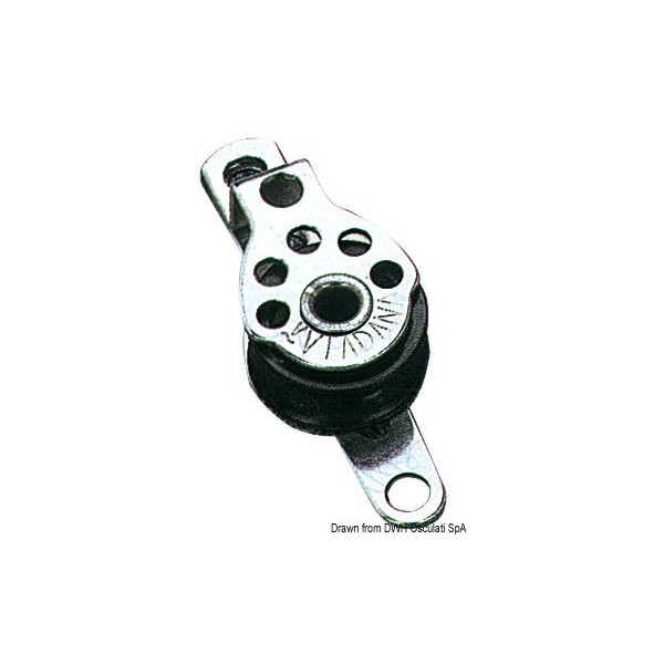 Piastra di montaggio in acciaio inox 17x5 - N°1 - comptoirnautique.com