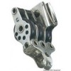Puleggia tripla in acciaio inox con anello e morsetto 17x5 - N°1 - comptoirnautique.com