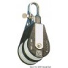 Plastinox double pulley with 8x34 shackle - N°1 - comptoirnautique.com