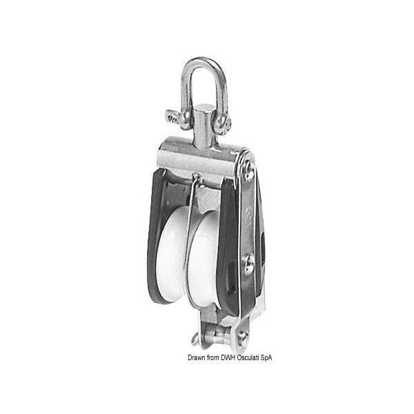 Puleggia doppia offshore r. 20 mm - N°1 - comptoirnautique.com