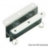 Carrucola doppia in acciaio inox 33x10