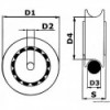 Puleggia da 8 mm - N°2 - comptoirnautique.com
