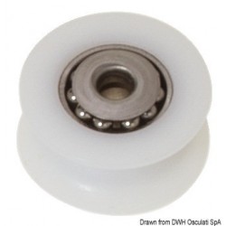 Delrin pulley with...