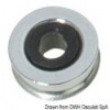 Puleggia in acciaio inox da 16 mm con estremità da 5/2,5 mm - N°1 - comptoirnautique.com