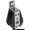 Single flat pulley on AISI316 22x6 base - N°1 - comptoirnautique.com