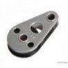 Puleggia singola in acciaio inox per montaggio orizzontale 25x8