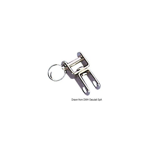 Emerillon p. coupler poulie 55.076.10  - N°1 - comptoirnautique.com