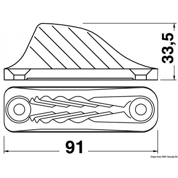 CLAMCLEATS Abrazadera CL 219 - N°2 - comptoirnautique.com