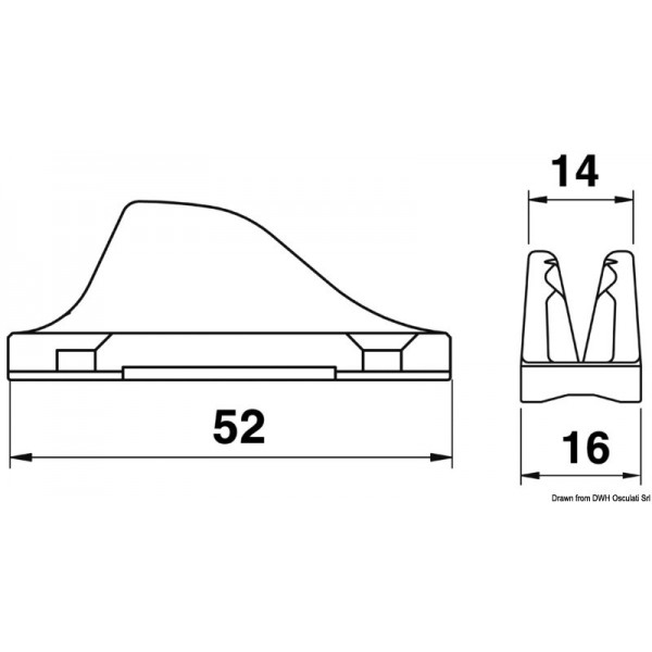 CLAMCLEATS Abrazadera CL 204 - N°2 - comptoirnautique.com