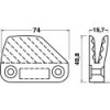 CLAMCLEATS Abrazadera CL 206 - N°2 - comptoirnautique.com