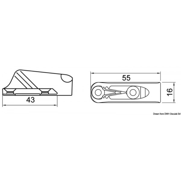 Braçadeira CLAMCLEATS CL 211 MKII - N°2 - comptoirnautique.com