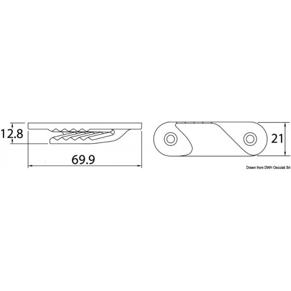 CLAMCLEATS Abrazadera CL 213 - N°2 - comptoirnautique.com