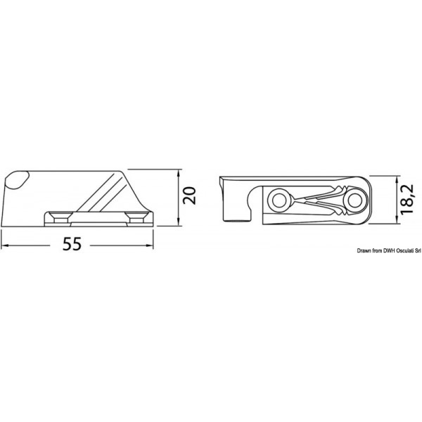 Morsetto CLAMCLEATS CL 218 MKII - N°2 - comptoirnautique.com