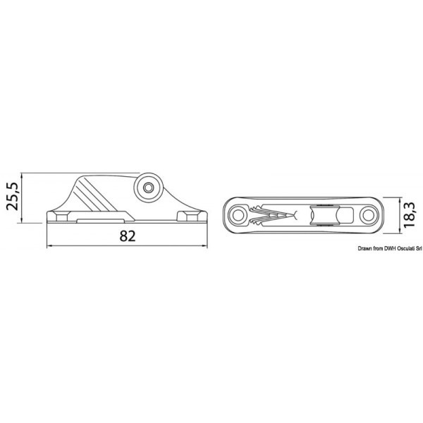 CLAMCLEATS CL 236 morsetto - N°2 - comptoirnautique.com