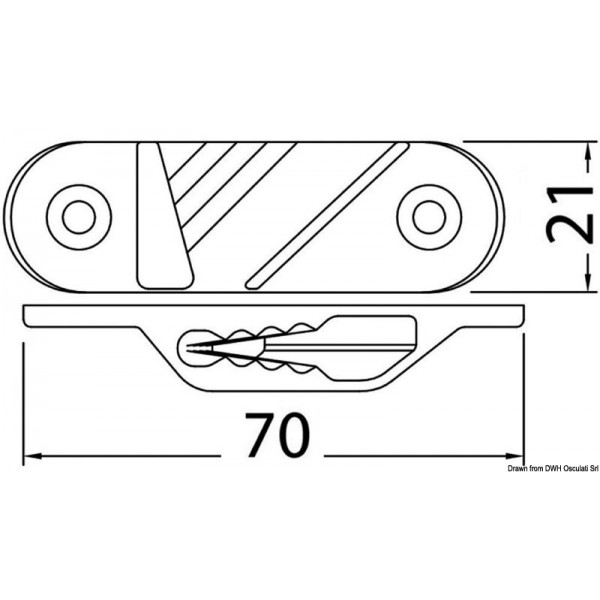 CLAMCLEATS Abrazadera CL 241 - N°2 - comptoirnautique.com