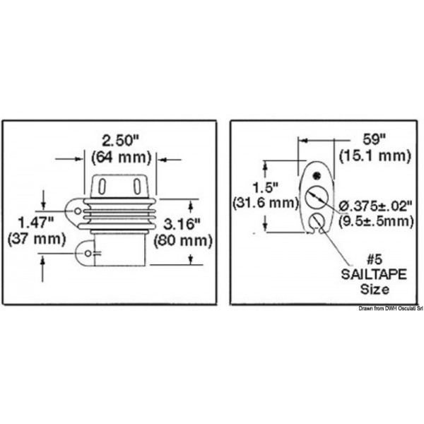 Enrollador de foque HOOD Sea Flex - N°3 - comptoirnautique.com