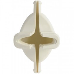 Lot de 2 embouts de barre 4 mm