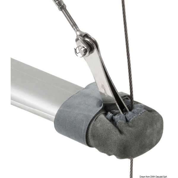 Testa di freccia in pelle naturale 105-122 mm  - N°1 - comptoirnautique.com