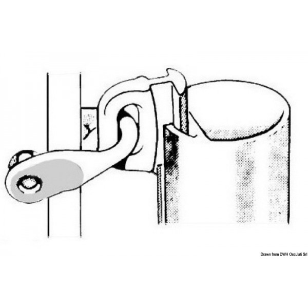 Corredera de nailon para vela grande-14 mm  - N°3 - comptoirnautique.com