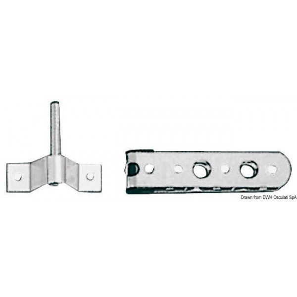 Attacco del timone da 12 mm - N°1 - comptoirnautique.com