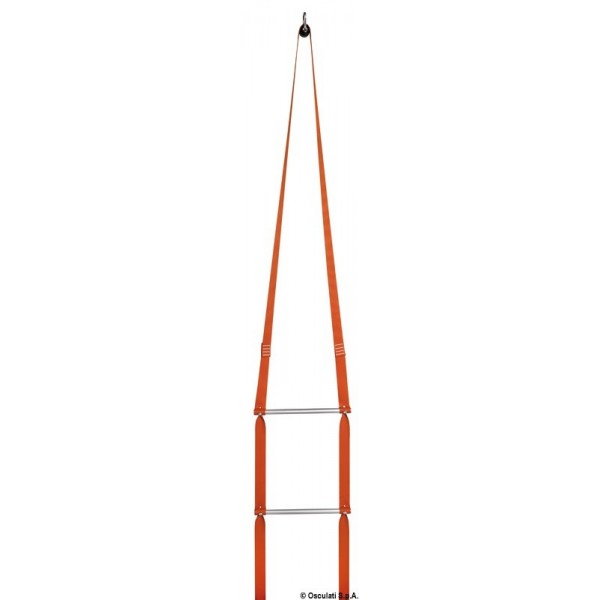 Scala a torsione anti-per l'arrampicata sugli alberi da 14 m (lunghezza della scala 12,60 m) - N°2 - comptoirnautique.com