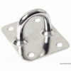 Piastra di montaggio con anello in acciaio inox 50x40 mm - N°1 - comptoirnautique.com