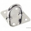 Placa de montaje con anillo de acero inoxidable 50x40 mm - N°1 - comptoirnautique.com 