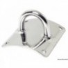 SeaSure piastra in acciaio inox per attacco palo 63x75mm 8mm