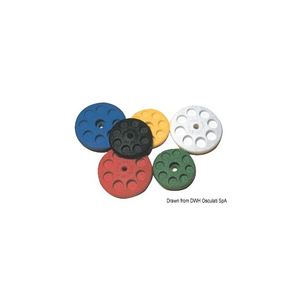 Manico a disco a trapezio da 65 mm, blu - N°1 - comptoirnautique.com