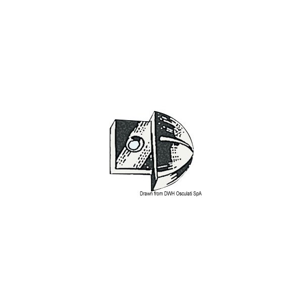 Tappo in nylon per guida da 28 mm - N°1 - comptoirnautique.com
