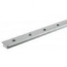 Anodized aluminum rail 25x4mm (2m bar)